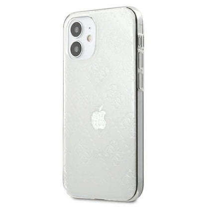 Guess GUHCP12S3D4GTR iPhone 12 mini 5.4" transparent hardcase 4G 3D Pattern Collection_1