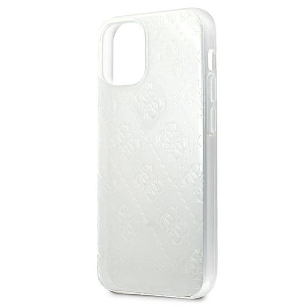 Guess GUHCP12S3D4GTR iPhone 12 mini 5.4" transparent hardcase 4G 3D Pattern Collection_5