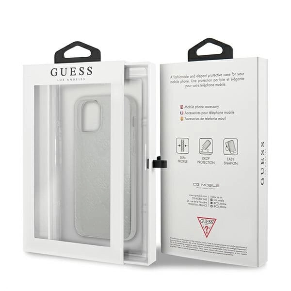 Guess GUHCP12S3D4GTR iPhone 12 mini 5.4" transparent hardcase 4G 3D Pattern Collection_7