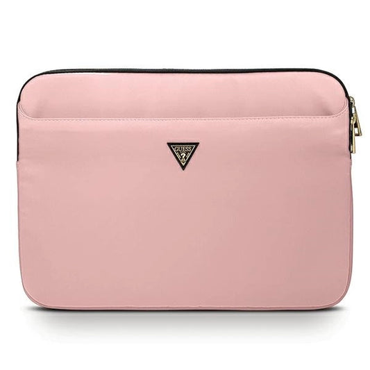 Guess Nylon Triangle Logo case for a 13&quot; laptop - pink_0