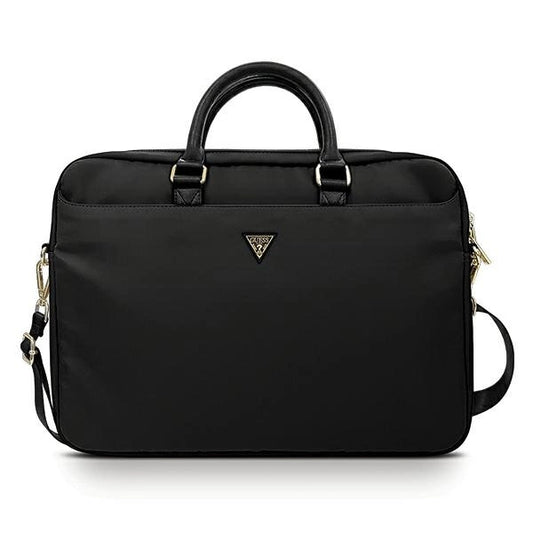 Guess Nylon Triangle Logo bag for a 16" laptop - black_0