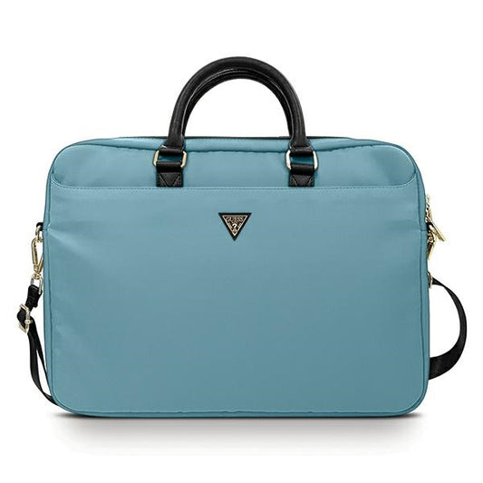Guess Nylon Triangle Logo bag for a 16&quot; laptop - blue_0