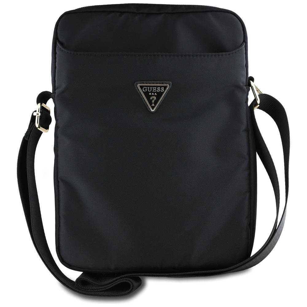 Guess Bag GUTB10NTMLBK 10" black/black Nylon Triangle Logo_0