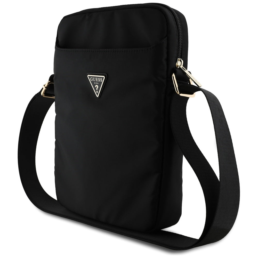 Guess Bag GUTB10NTMLBK 10" black/black Nylon Triangle Logo_1
