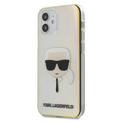 Karl Lagerfeld KLHCP12SPCKHML iPhone 12 mini 5,4" multicolor hardcase Iridescent Karl`s Head_1