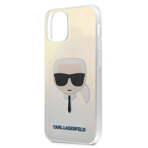 Karl Lagerfeld KLHCP12SPCKHML iPhone 12 mini 5,4" multicolor hardcase Iridescent Karl`s Head_3