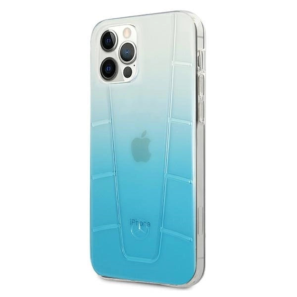 Mercedes MEHCP12MCLGBL iPhone 12/12 Pro 6,1" niebieski/blue hardcase Transparent Line_1