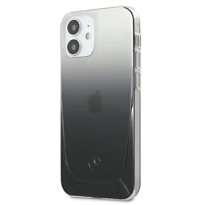 Mercedes MEHCP12SARGBK iPhone 12 mini 5,4" czarny/black hardcase Transparent Line_1