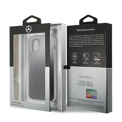 Mercedes MEHCP12SARGBK iPhone 12 mini 5,4" czarny/black hardcase Transparent Line_6