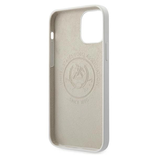 US Polo USHCP12MSLHRWH iPhone 12/12 Pro 6,1" biały/white Silicone Collection_6