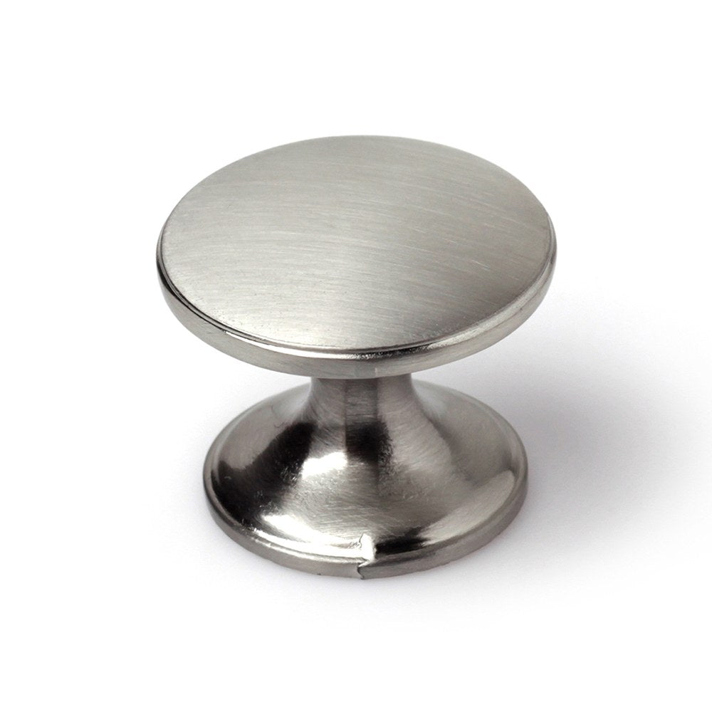 Puxador para mÃ³vel, modelo 756, de zamak com acabamento nÃ­quel acetinado, Ã¸32 mm_0