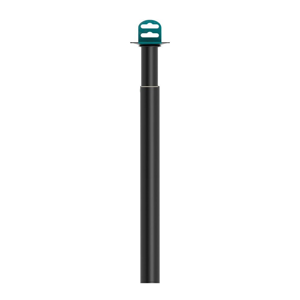 PÃ© redondo de aÃ§o, extensÃ­vel, modelo 401e, com acabamento em preto, Ã¸30 x 300/500 mm._0