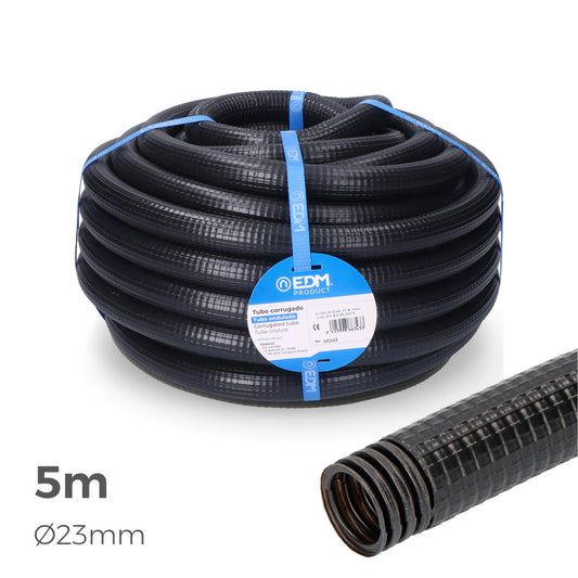 Tubo anelado para exterior medida 23mm cm-32 5m ce_0
