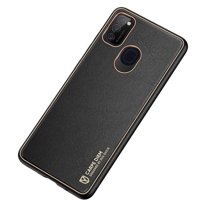 Dux Ducis Yolo elegant case made of soft TPU and PU leather for Samsung Galaxy M30s black_3