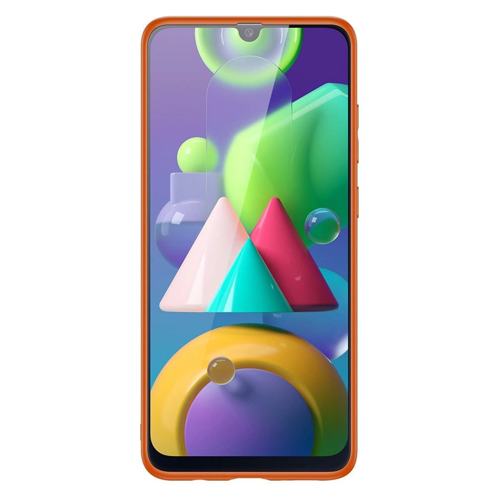 Dux Ducis Yolo elegant case made of soft TPU and PU leather for Samsung Galaxy M30s orange_1