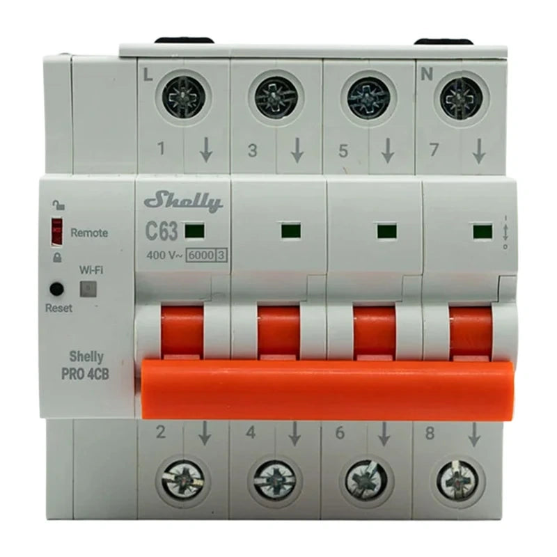 Circuit Breaker SHELLY Pro 4CB C63_0