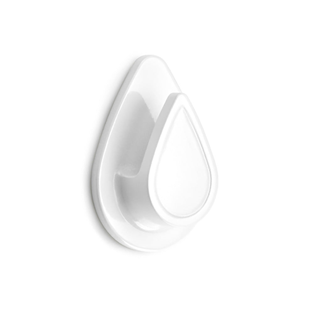 Cabide resistente Ã  Ã¡gua modelo gota branco 2193-2-000 (blister) inofix_0