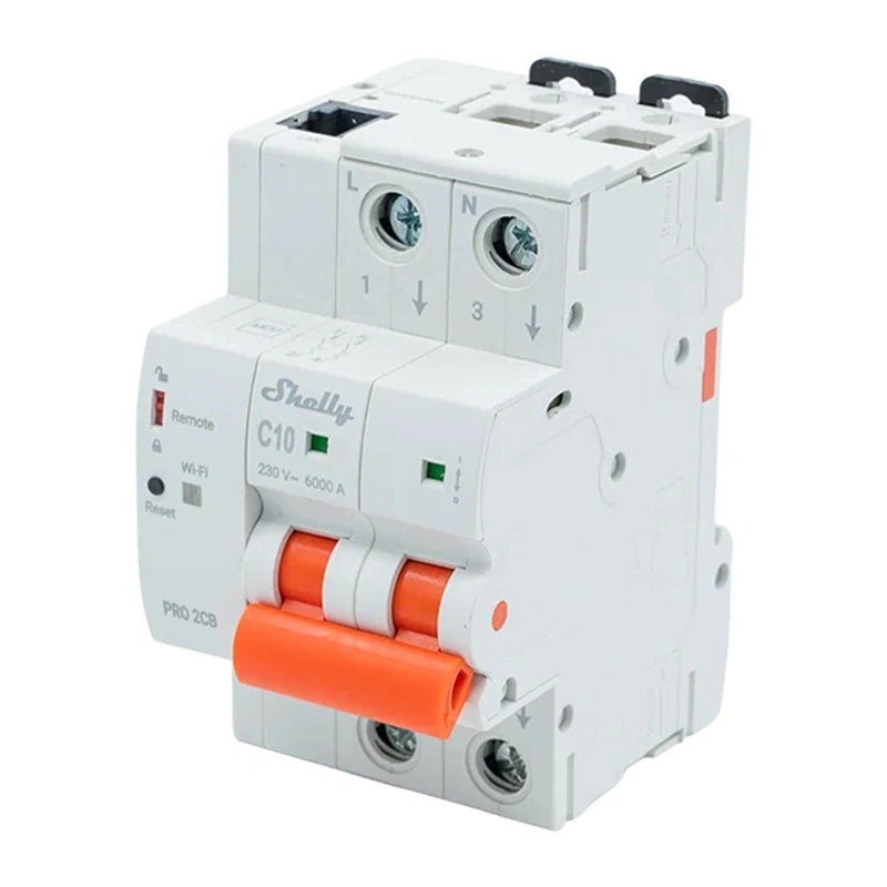 Miniature Circuit Breaker SHELLY Pro 2CB C10_0