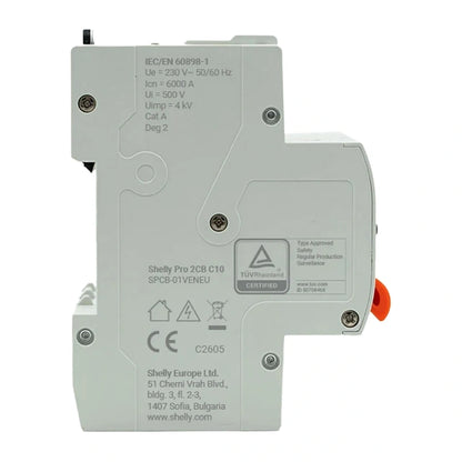 Miniature Circuit Breaker SHELLY Pro 2CB C10_4