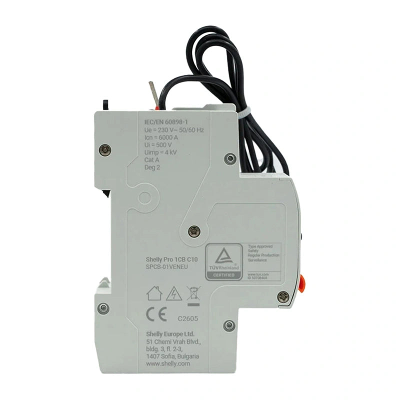 Miniature Circuit Breaker SHELLY Pro 1CB C10_2