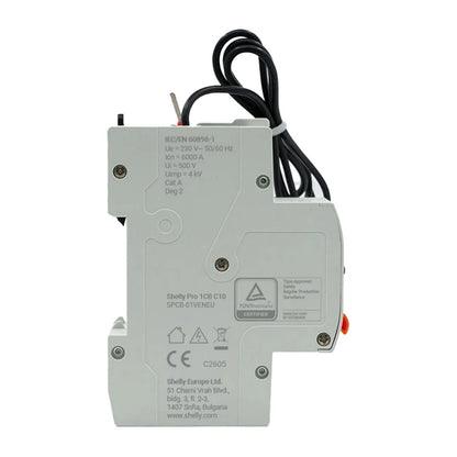 Miniature Circuit Breaker SHELLY Pro 1CB C10_2