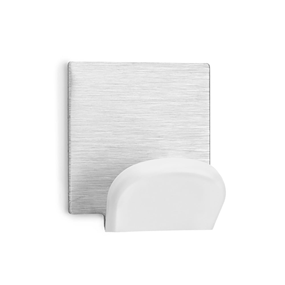 Cabide adesivo branco com base de inoxidavel 2078-2-000 (blister 2 unid.) inofix_0