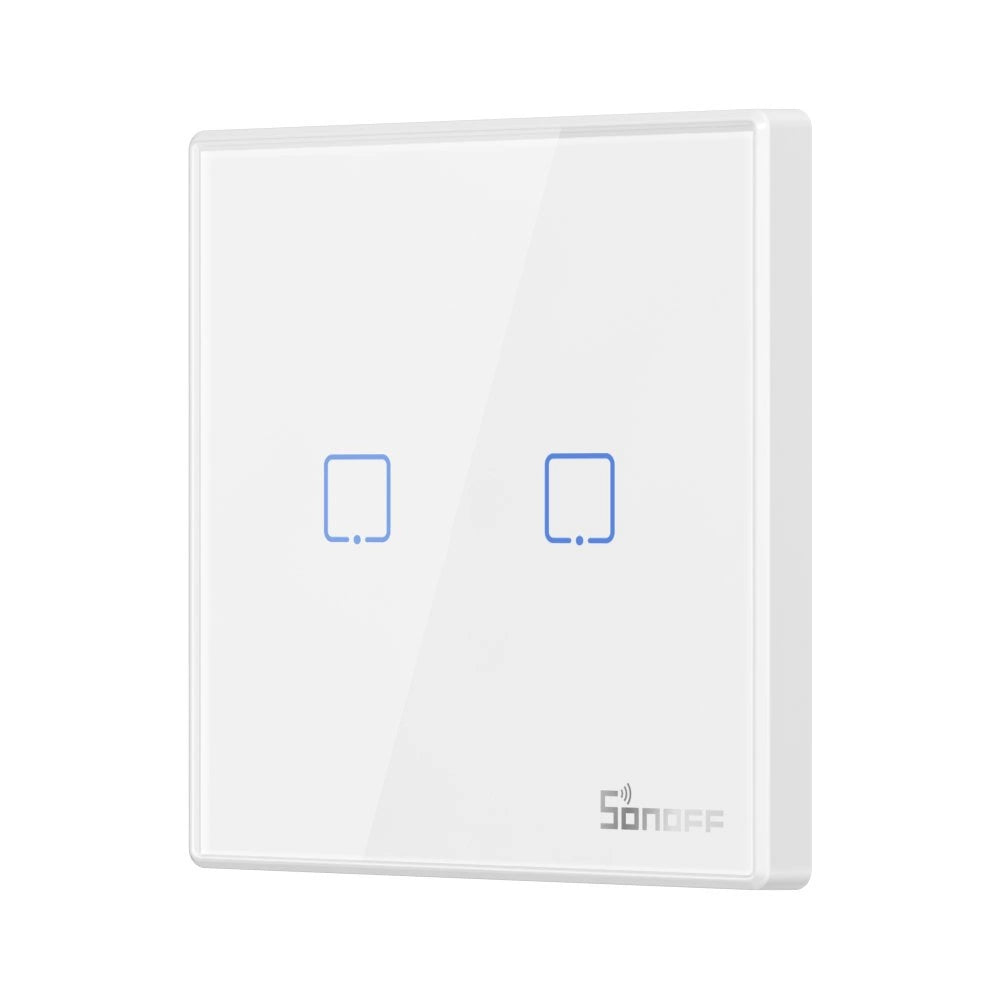 Smart Wireless Wall Switch Sonoff T2EU2C-RF 433MHz (2-channel)_1