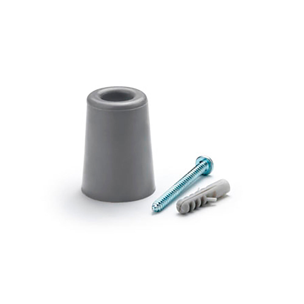 Batente de porta alta de borracha cinza (blister) inofix_0