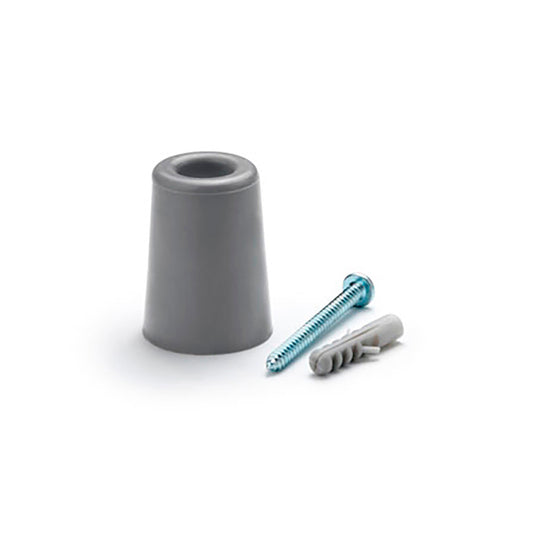 Batente de porta alta de borracha cinza (blister) inofix_0
