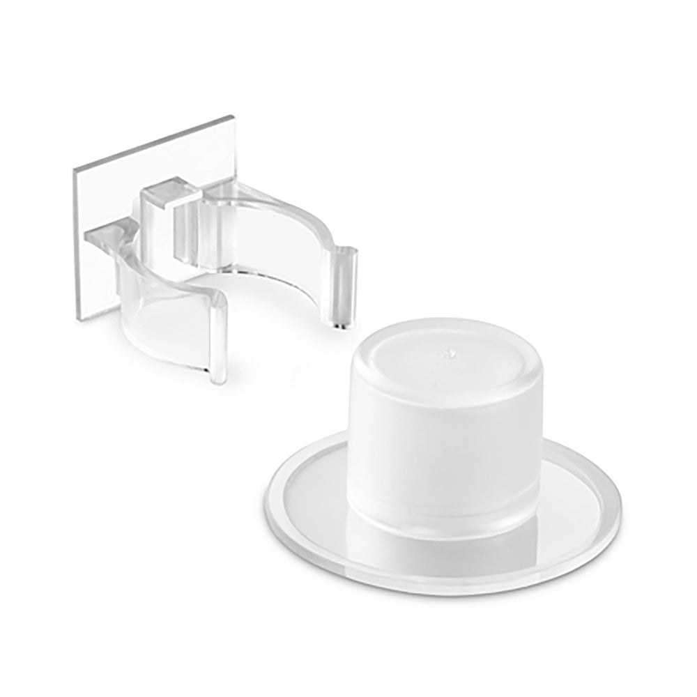 Batente retentor pinÃ§a adesivo transparente (blister) inofix_0