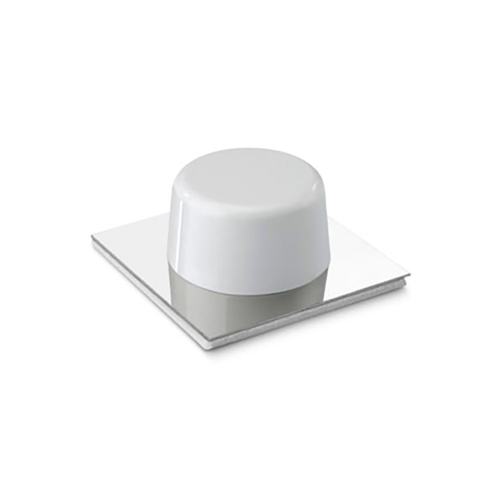 Batente adesivo branco-cromado (blister 2 unid.) inofix_0