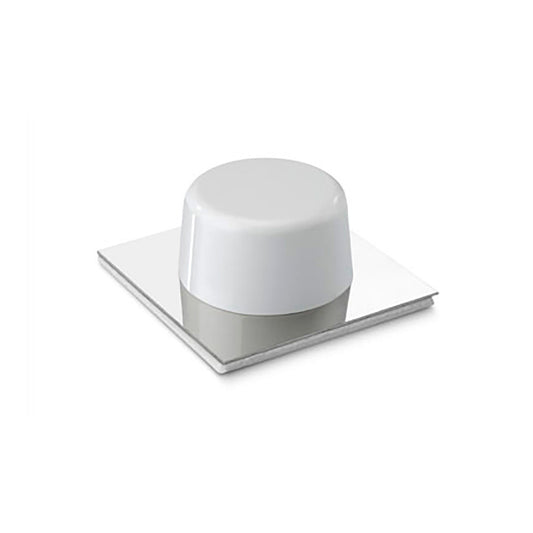 Batente adesivo branco-cromado (blister 2 unid.) inofix_0