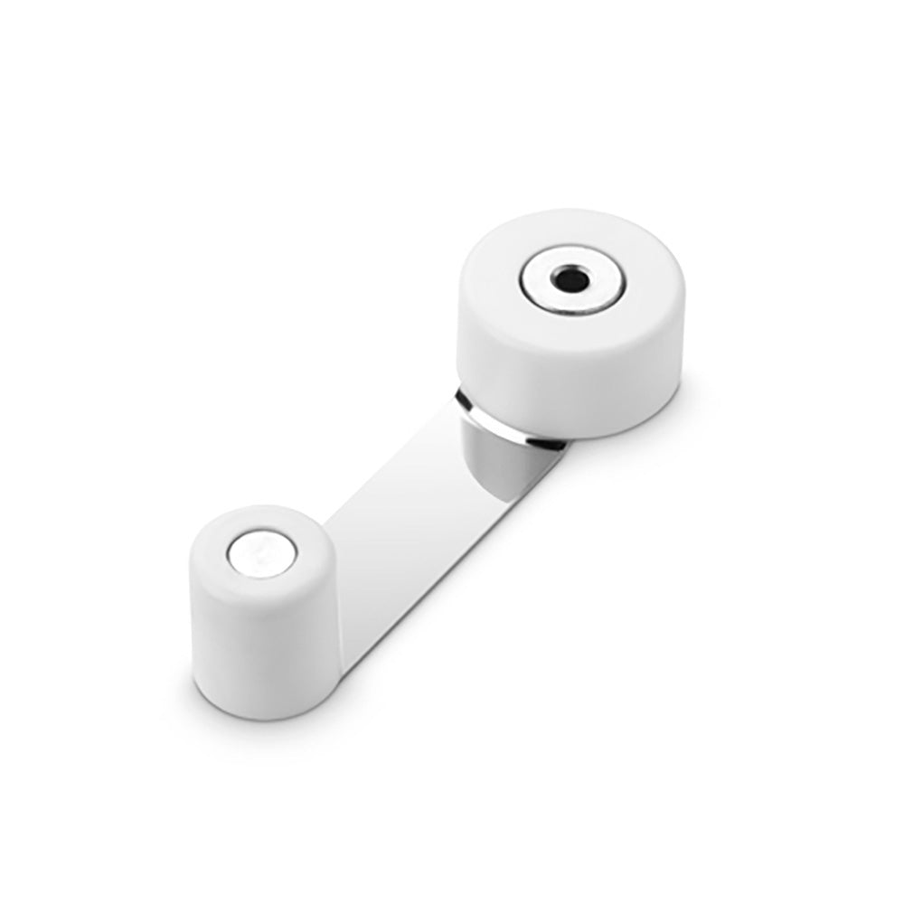 Batente retentor giratorio metalico branco (blister) inofix_0