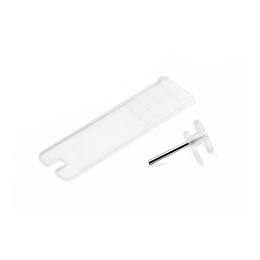 Suporte simples para quadros. trasnparente 3000-0 (blister 10 unid.) inofix_0