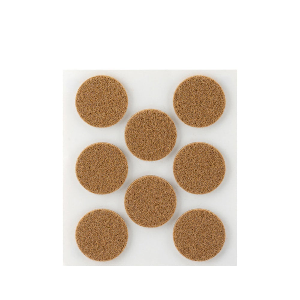 Pack 8 feltros adesivos sinteticos castanho, Ã¸27mm plasfix inofix_0