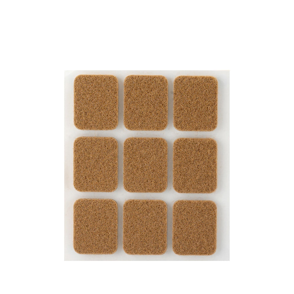 Pack 9 feltros adesivos sinteticos castanho, 29x23mm plasfix inofix_0