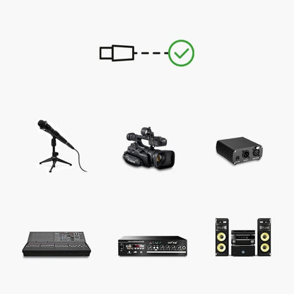 Ugreen AV130 66716 audio XLR (female) - XLR (male) cable for microphone / amplifier 1m - black_13