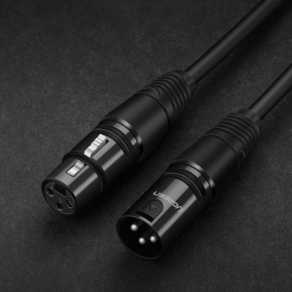 Ugreen AV130 66716 audio XLR (female) - XLR (male) cable for microphone / amplifier 1m - black_5
