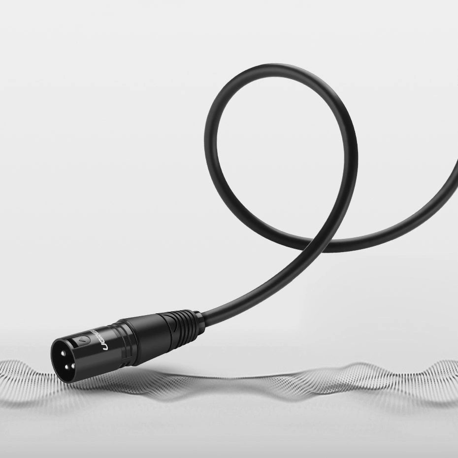 Ugreen AV130 66719 audio XLR (female) - XLR (male) cable for microphone / amplifier 5m - black_7