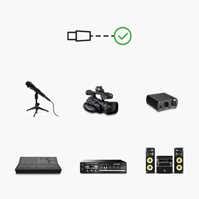 Ugreen AV130 66719 audio XLR (female) - XLR (male) cable for microphone / amplifier 5m - black_10