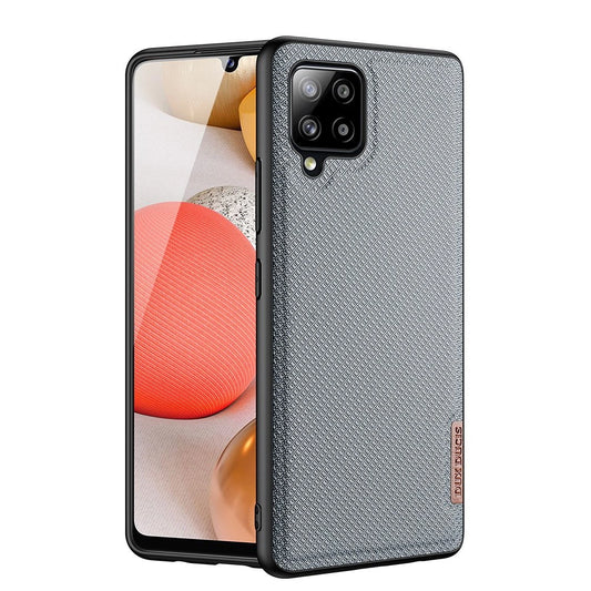 Dux Ducis Fino case covered with nylon material for Samsung Galaxy A42 5G gray_0