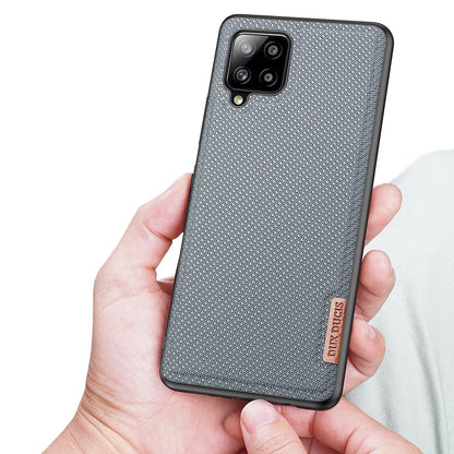 Dux Ducis Fino case covered with nylon material for Samsung Galaxy A42 5G gray_5