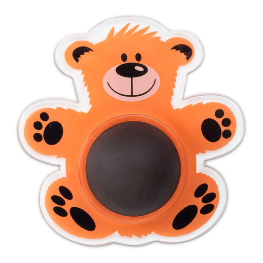Batente de parede adesivo modelo urso laranja inofix_0