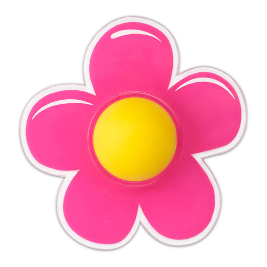 Batente de parede adesivo modelo flor rosa inofix_0