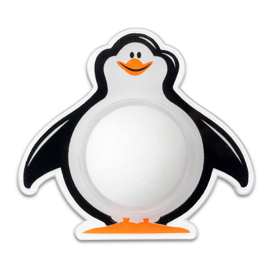 Batente de parede adesivo modelo pinguin branco inofix_0