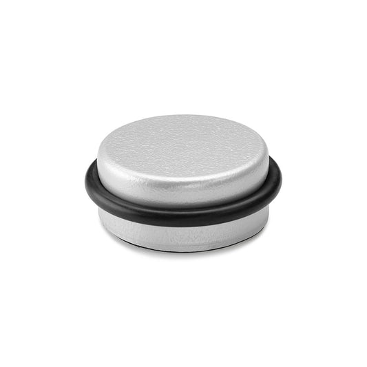 Batente adesivo para porta plÃ¡stico-metal decorado cromado mate Ã¸4,6x1,8cm inofix_0
