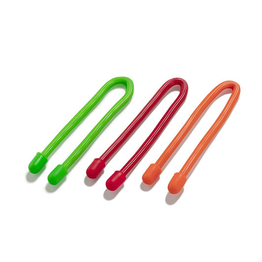 AbraÃ§adeiras reutilizÃ¡veis magic tie 15cm sortido inofix cores / modelos diversos_0