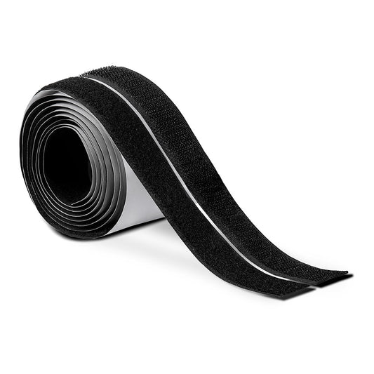 Rolo adesivo tipo gancho e bucle 20mmx1,5m. preto 2144-3. inofix_0