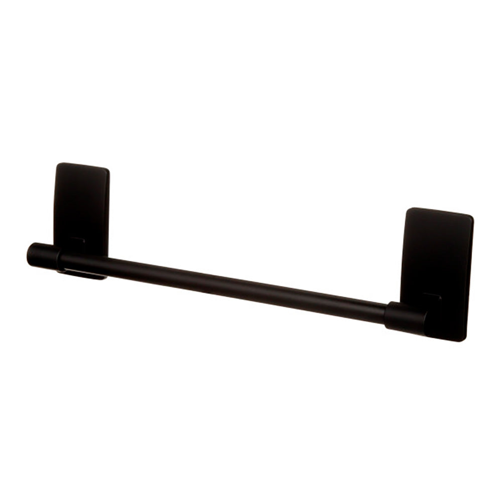 Barra de toalha, preto mate, 299 x 77 x 47 mm, 1 unid. + 4 tiras, max 1,3 kg_0