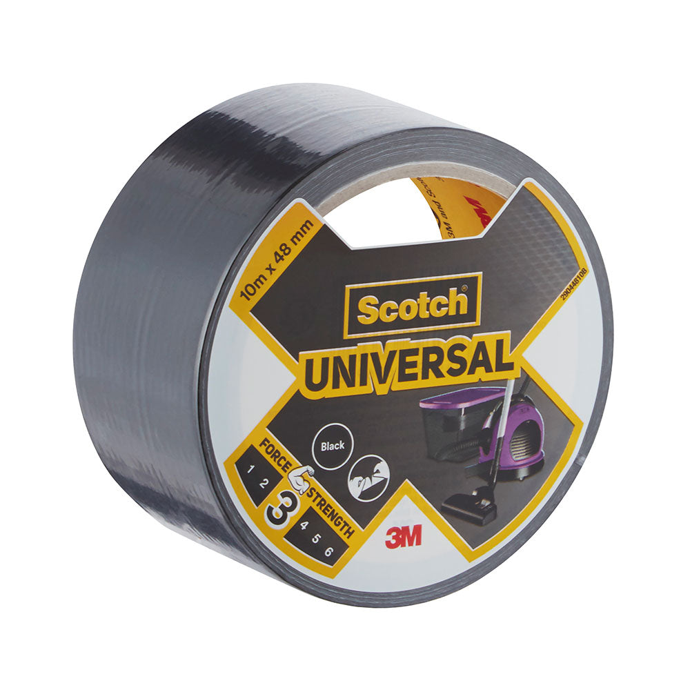Fita universal americana 3; 10 m x 48 mm, preta_0